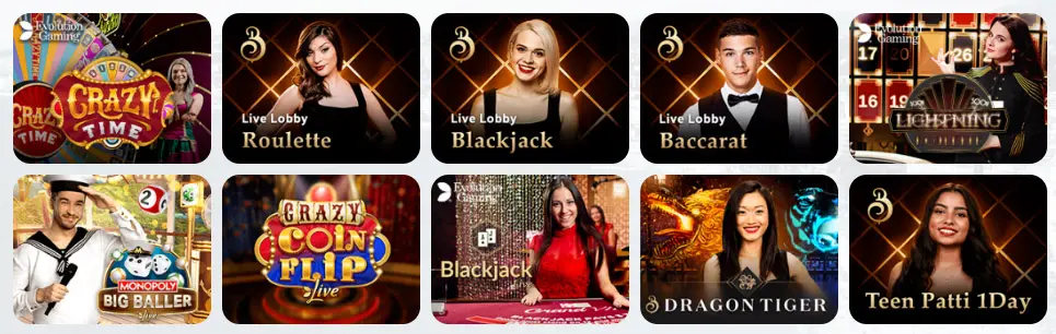 Live casino games BETITALL CASINO