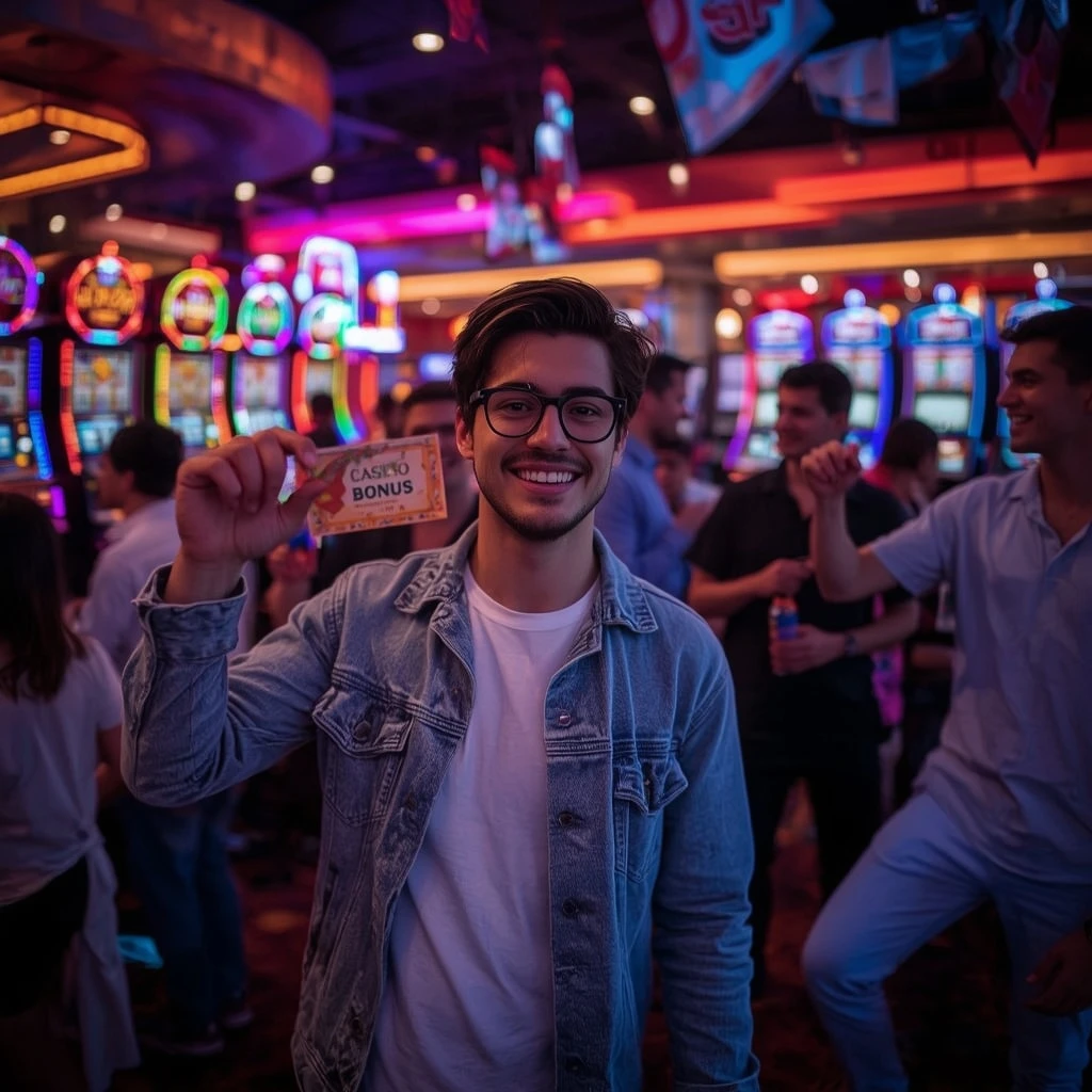 a person with a casino bonus BETITALL CASINO